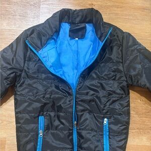 Children's Black and Blue Puffer Jacket